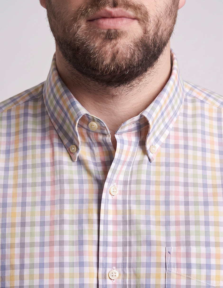 Camisa casual de algodón manga larga para hombre 3