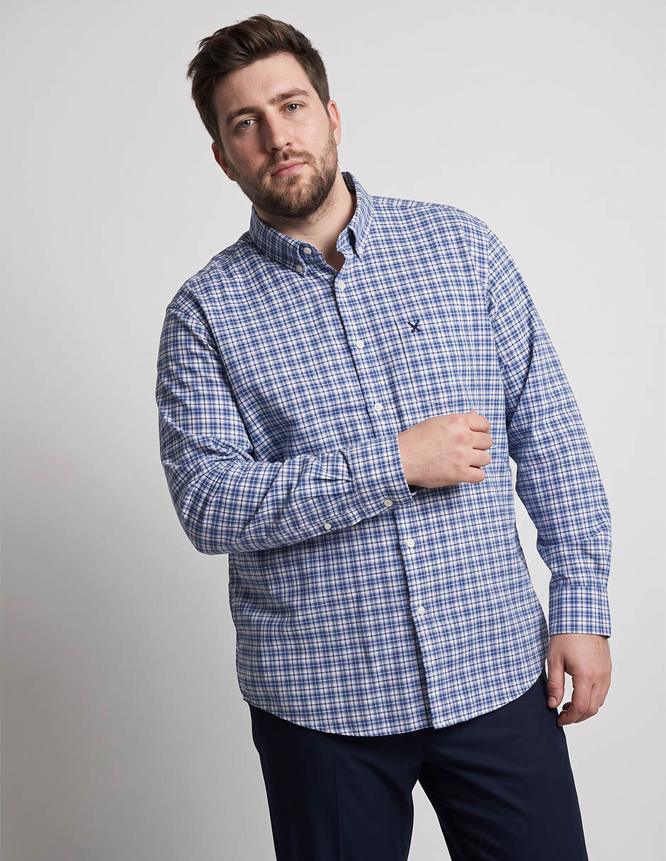Camisa casual de algodón manga larga para hombre 3