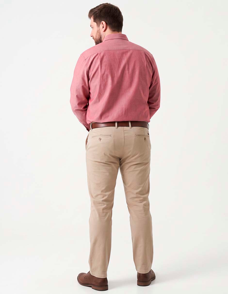 Camisa casual manga larga para hombre 2