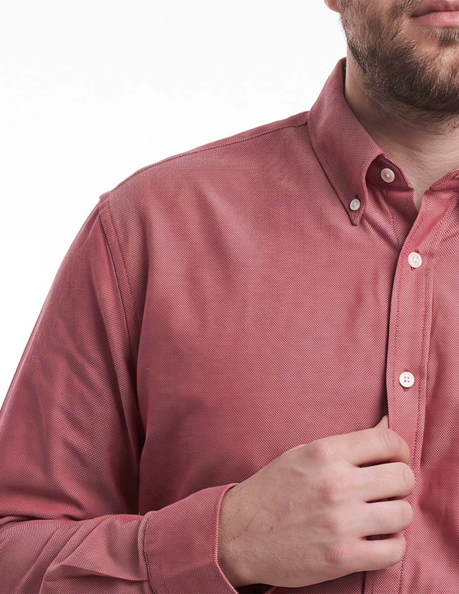 Camisa casual manga larga para hombre 4