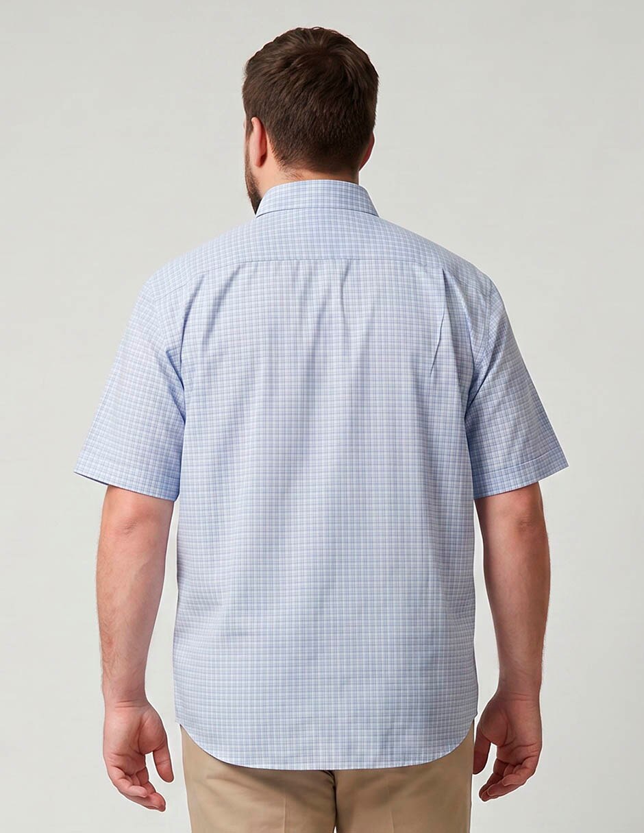Camisa casual de algodón manga corta para hombre 3