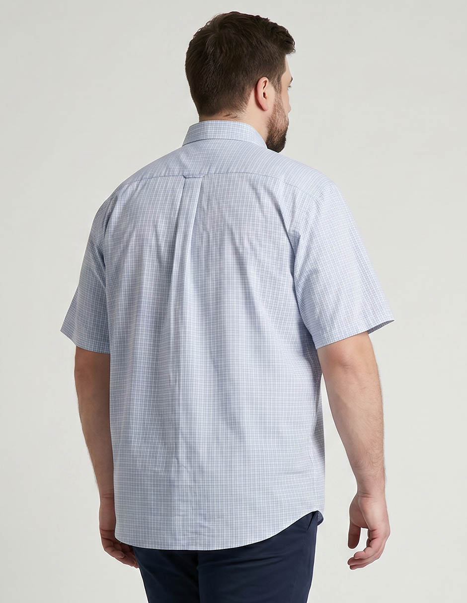 Camisa casual de algodón manga corta para hombre 2