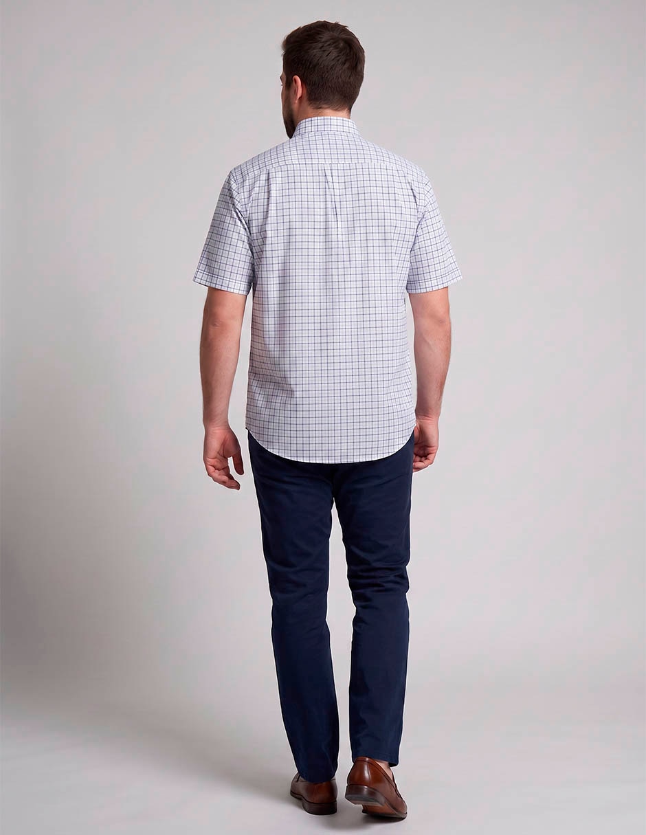 Camisa casual de algodón manga corta para hombre 3