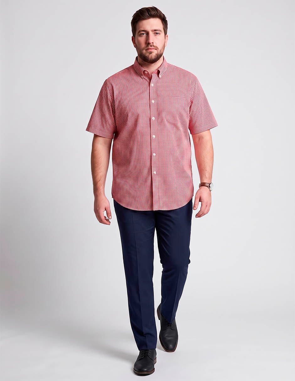 Camisa casual de algodón manga corta para hombre Camisa casual de algodón manga corta para hombre