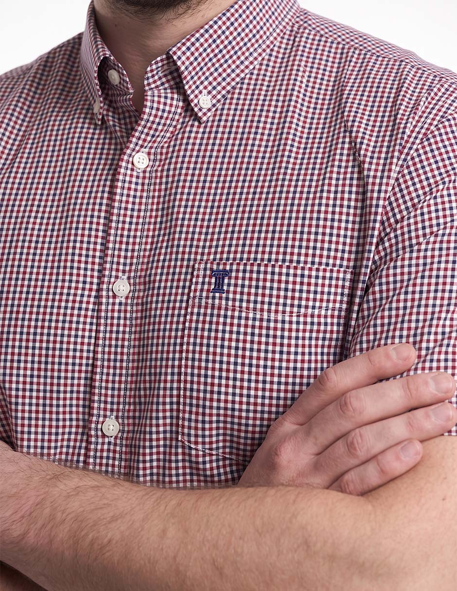 Camisa casual manga corta para hombre 4