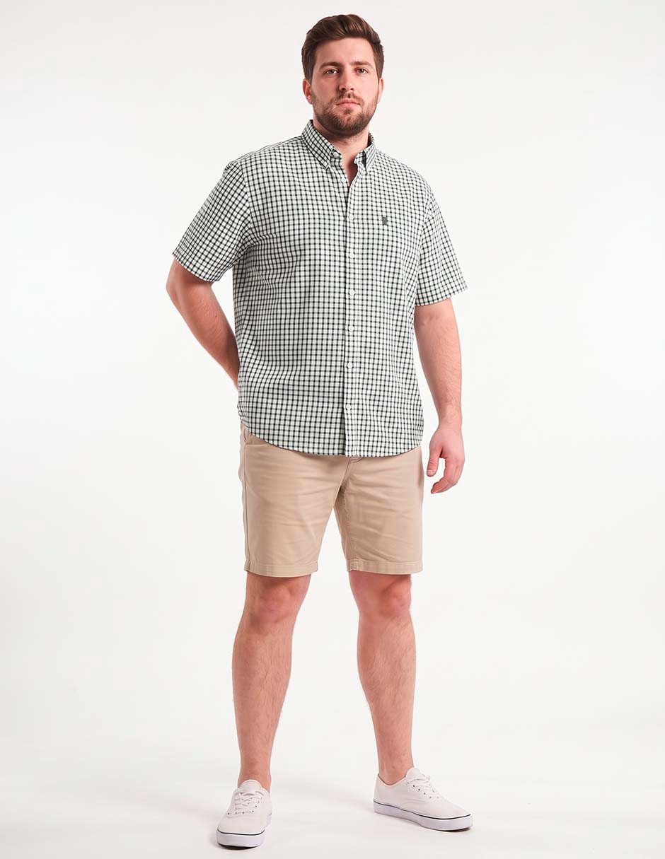 Camisa casual manga corta para hombre 3