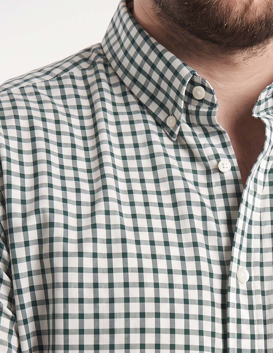 Camisa casual manga corta para hombre 4