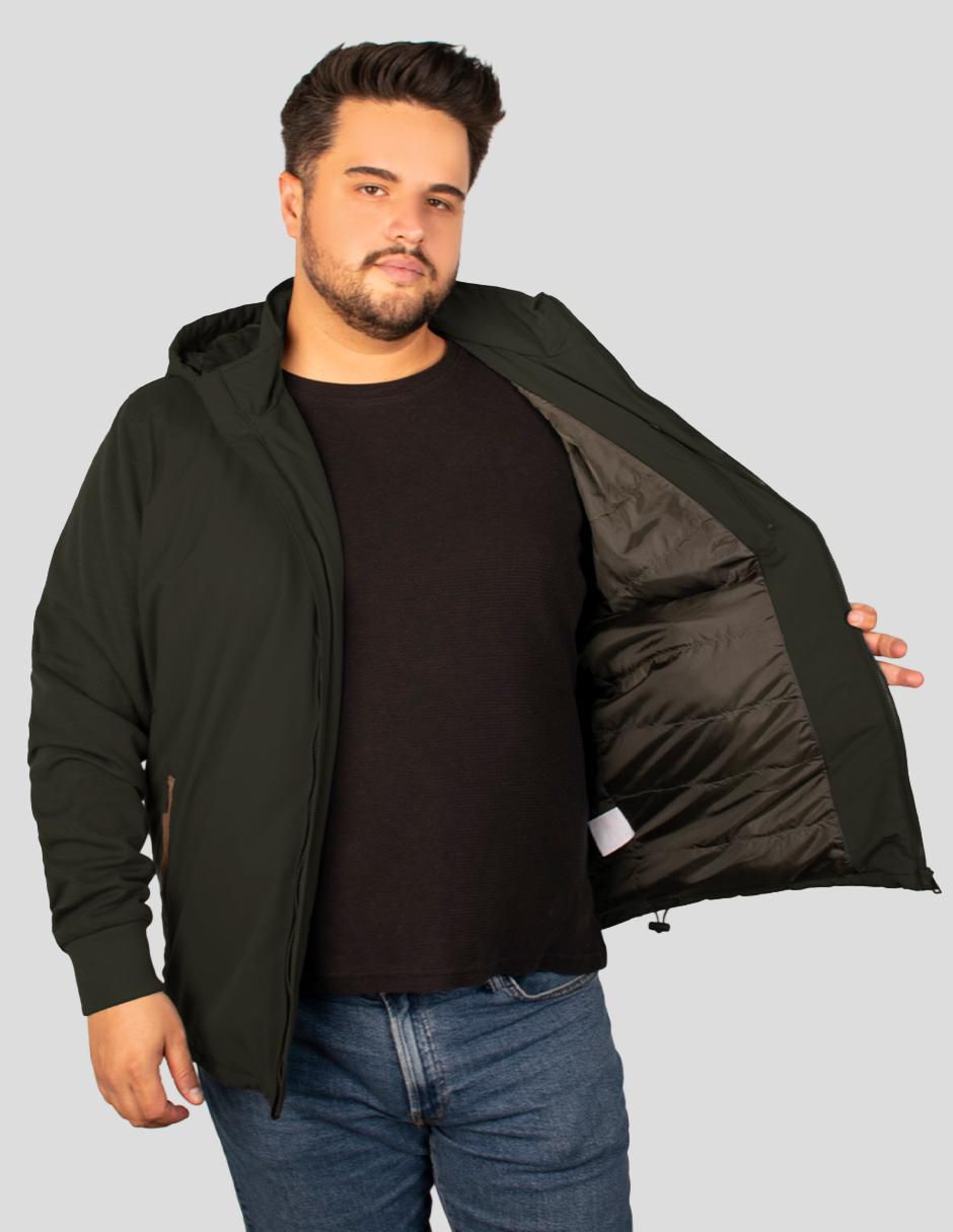 Chamarra casual Greenlander capucha desmontable para hombre