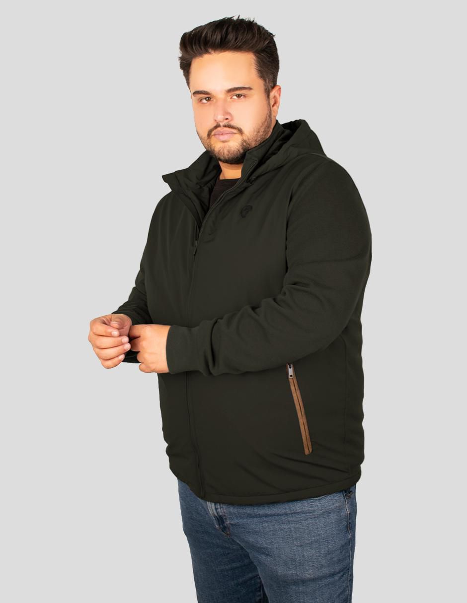 Chamarra casual Greenlander capucha desmontable para hombre