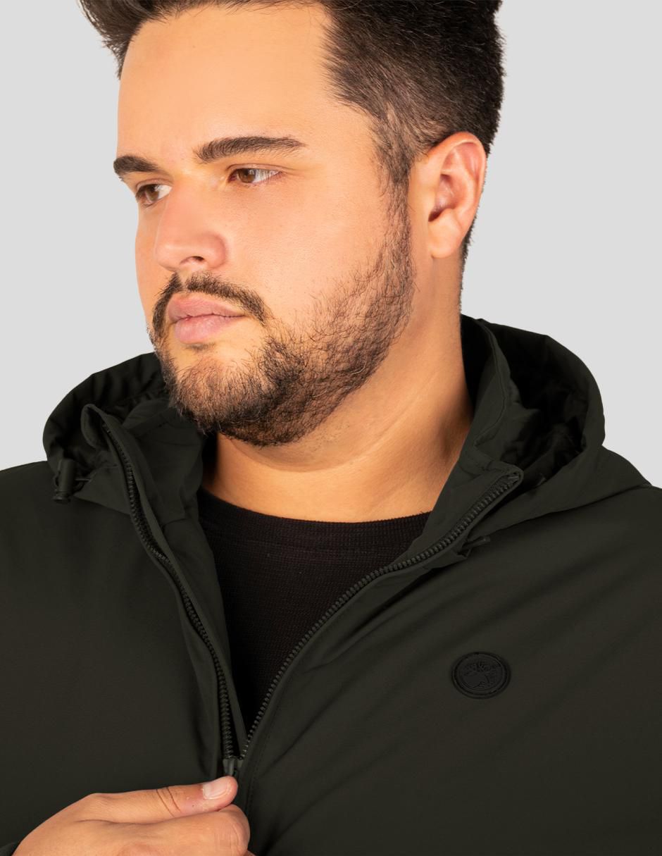 Chamarra casual Greenlander capucha desmontable para hombre
