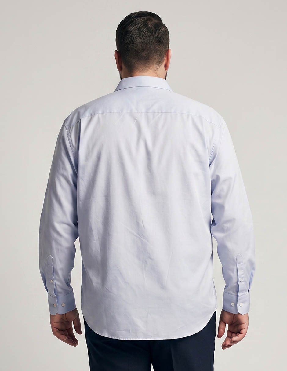 Camisa casual calvin klein manga larga para hombre