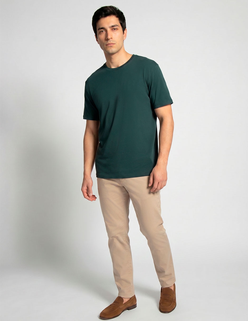 Playera Calvin Klein Hombre cuello redondo para hombre 3