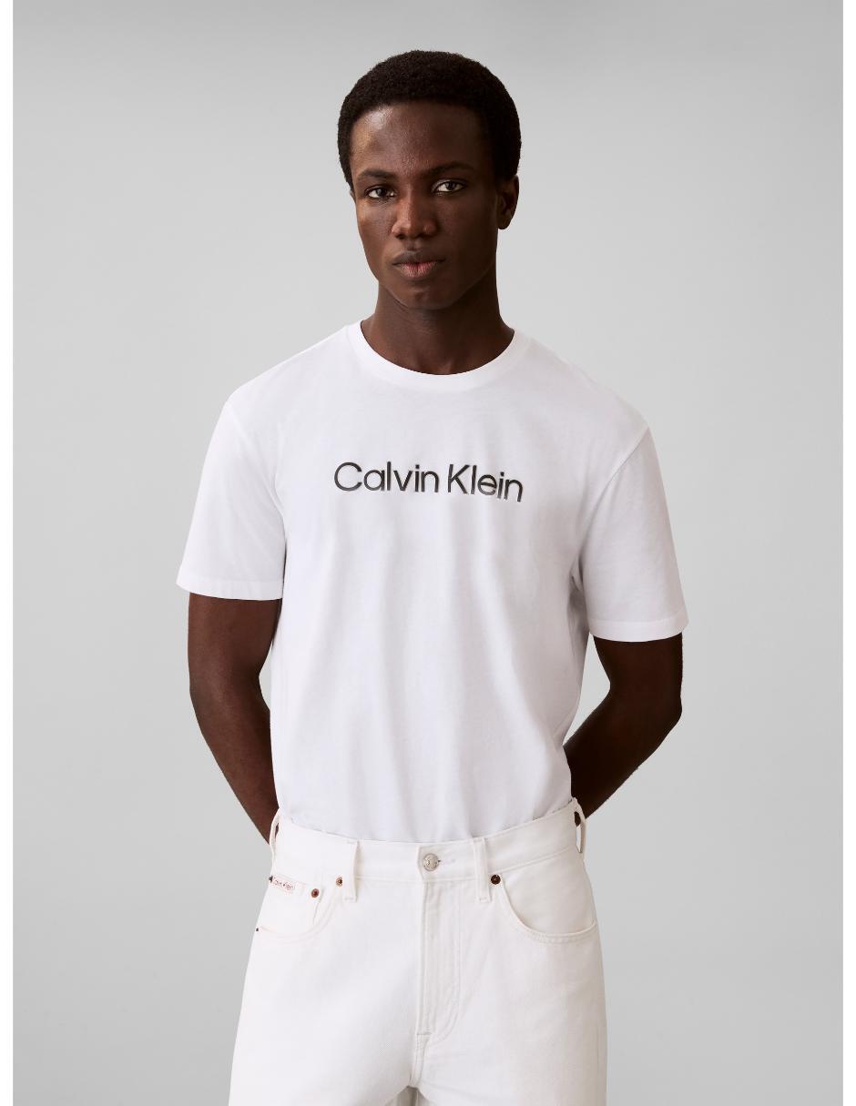 Playera calvin klein calvin klein hombre cuello redondo para hombre
