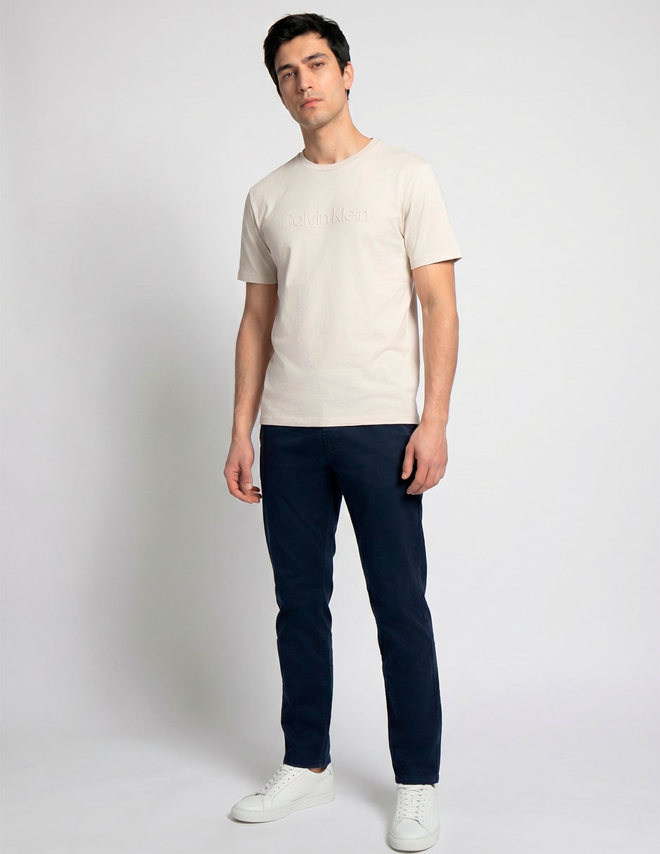 Playera Calvin Klein Hombre cuello redondo para hombre 3