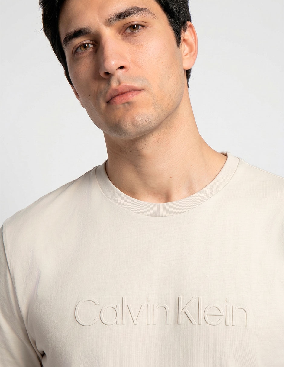 Playera Calvin Klein Hombre cuello redondo para hombre 4