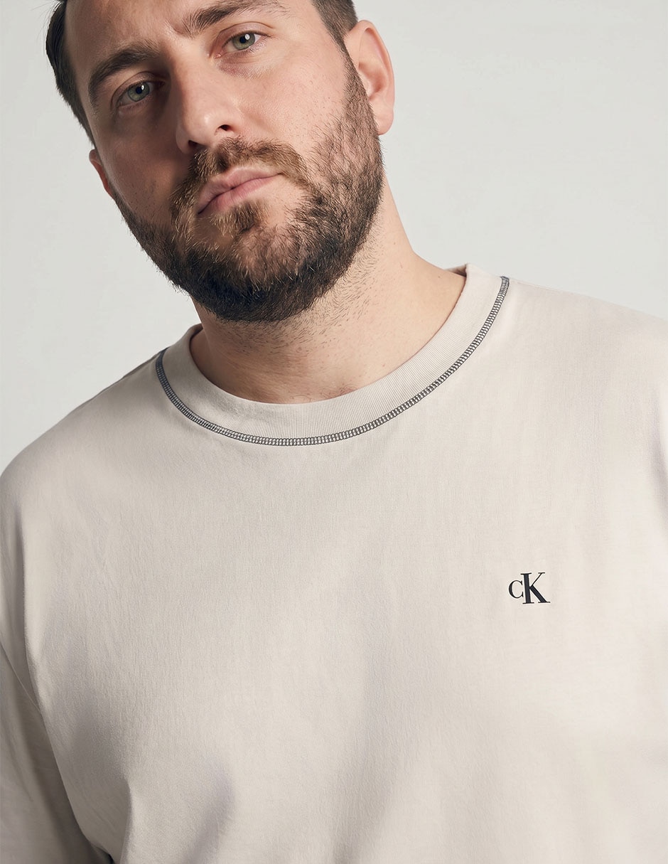 Playera calvin klein hombre cuello redondo para hombre
