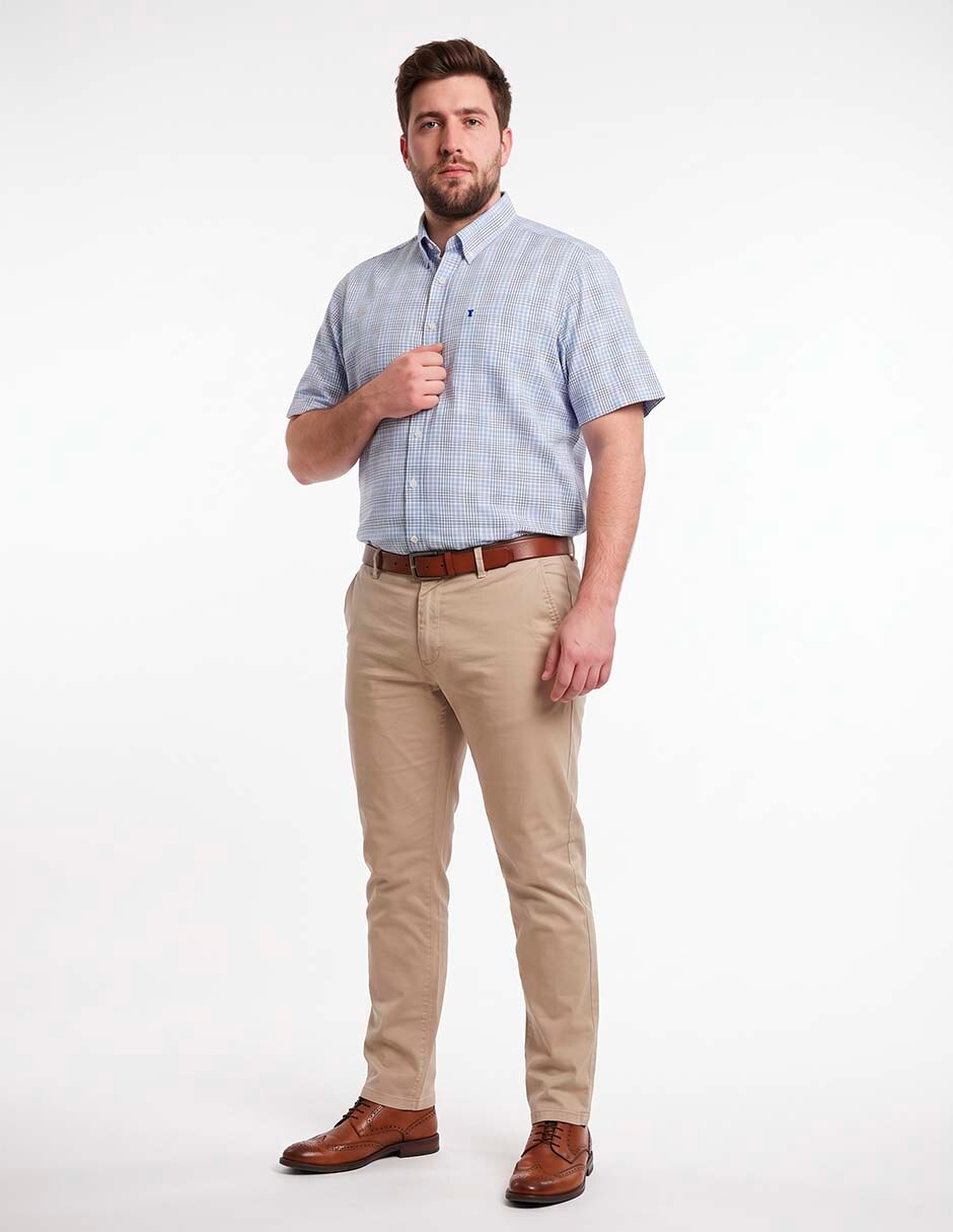 Camisa casual manga corta para hombre 3