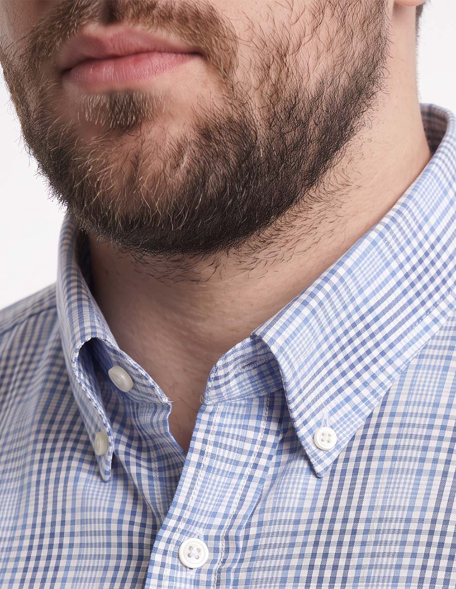 Camisa casual manga corta para hombre 4