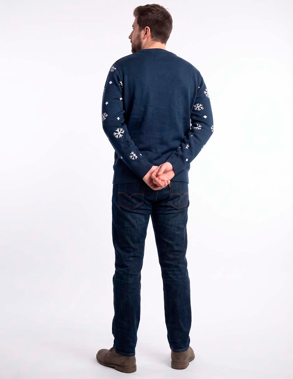 Suéter cuello redondo para hombre