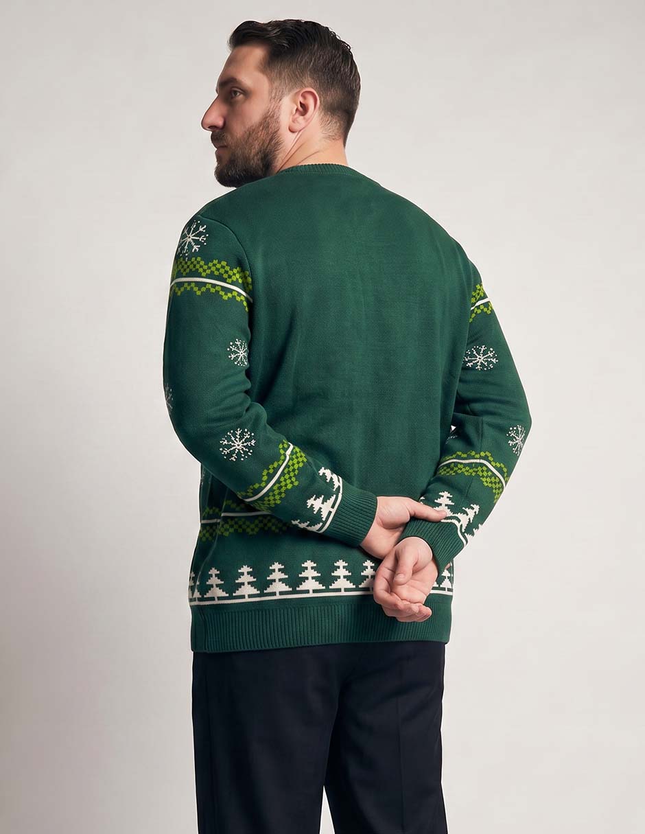 Suéter cuello redondo para hombre 2