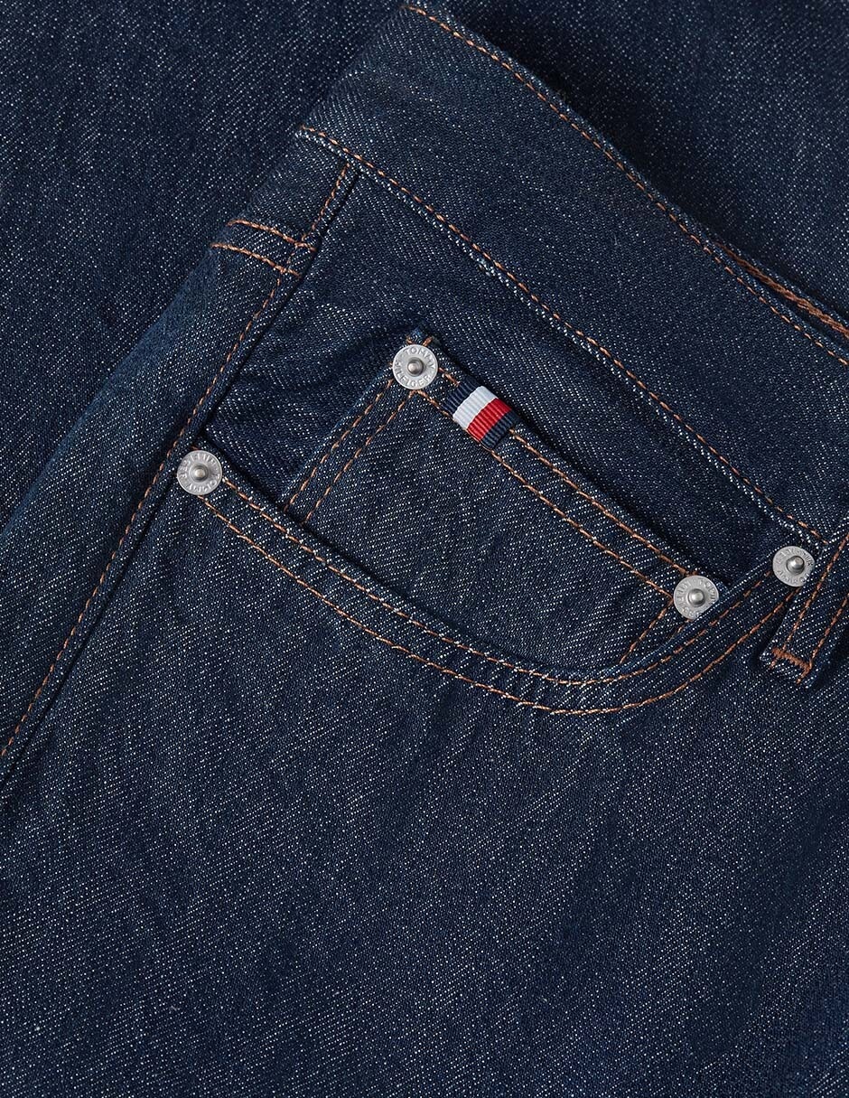 Jeans regular lavado obscuro para hombre 4