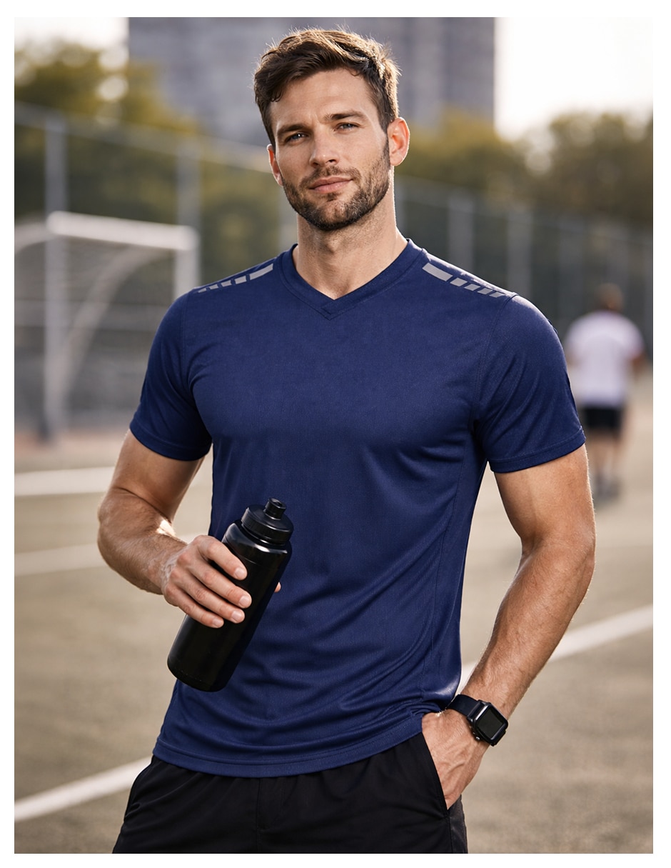 Set playera Coleccion cuello V para hombre