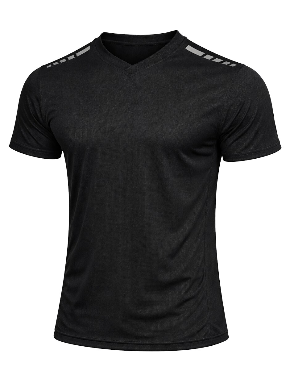 Set playera cuello V para hombre 6