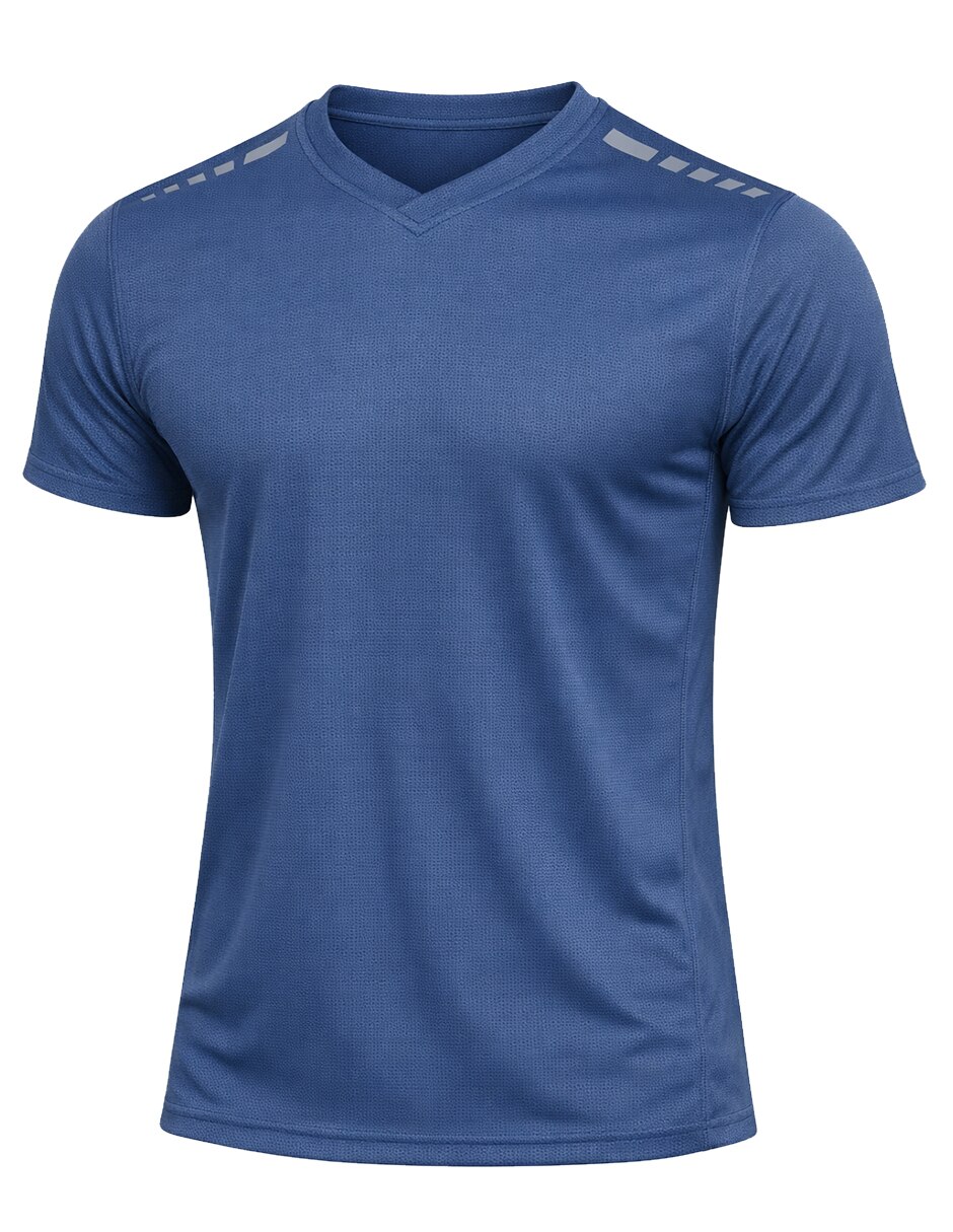 Set playera cuello V para hombre 10