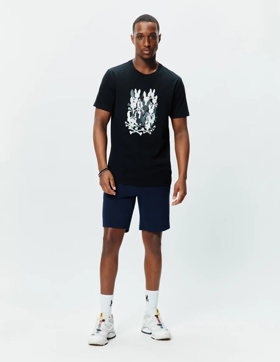 Playera Psycho Bunny SU26 cuello redondo para hombre