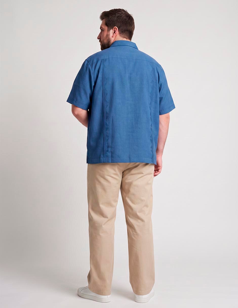 Guayabera manga corta para hombre 3