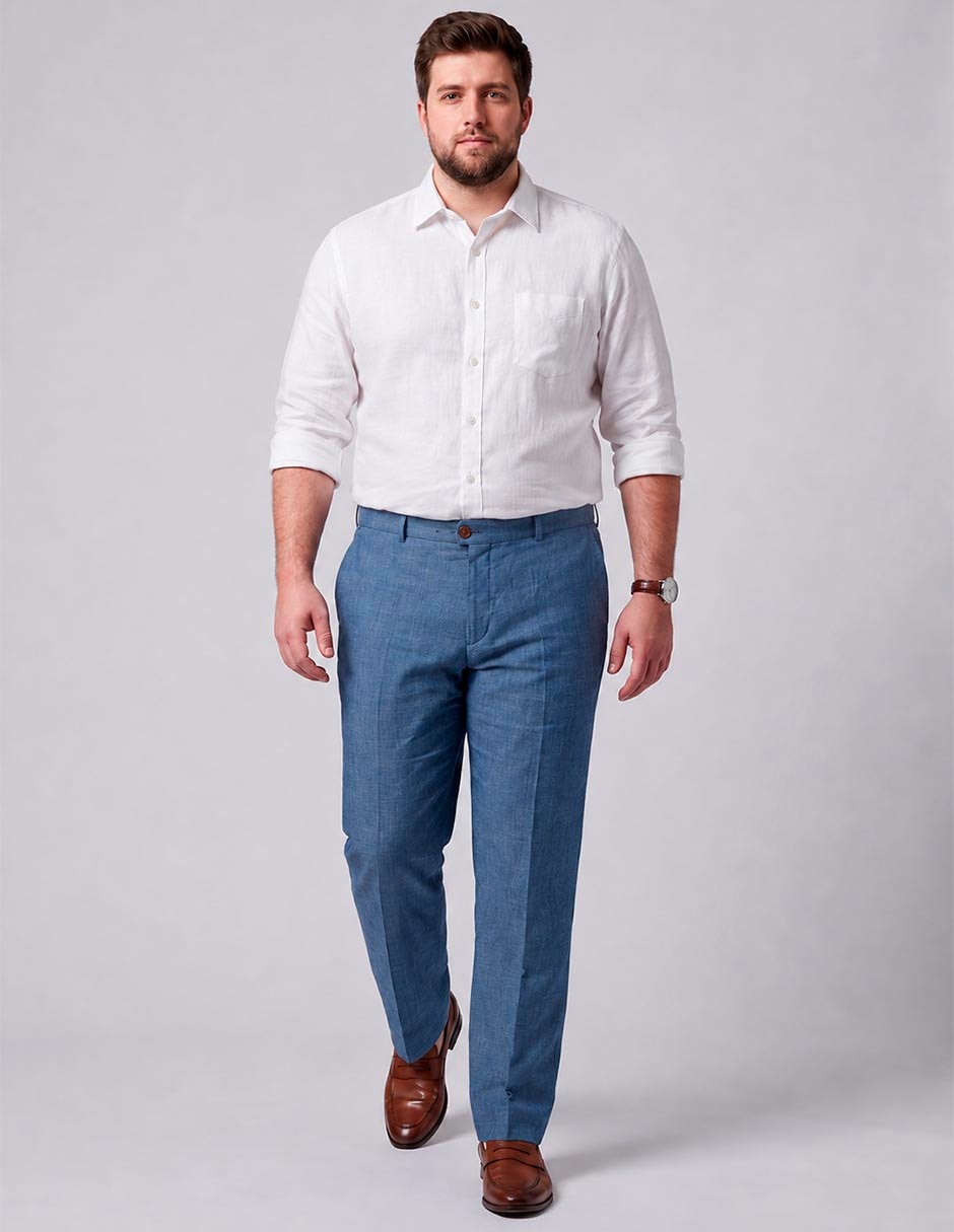 Pantalón de vestir chino regular para hombre Pantalón de vestir chino regular para hombre