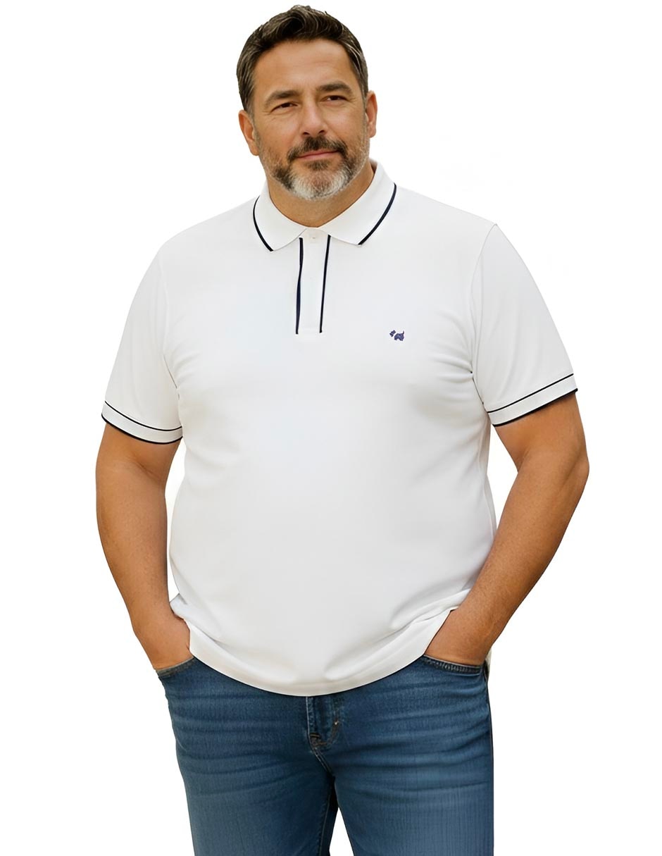 Playera cuello polo para hombre