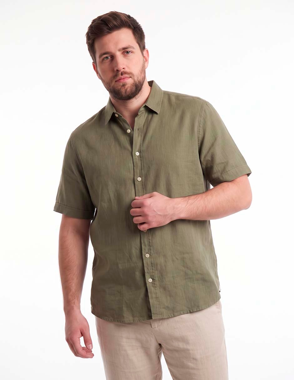 Camisa casual manga corta para hombre Camisa casual manga corta para hombre