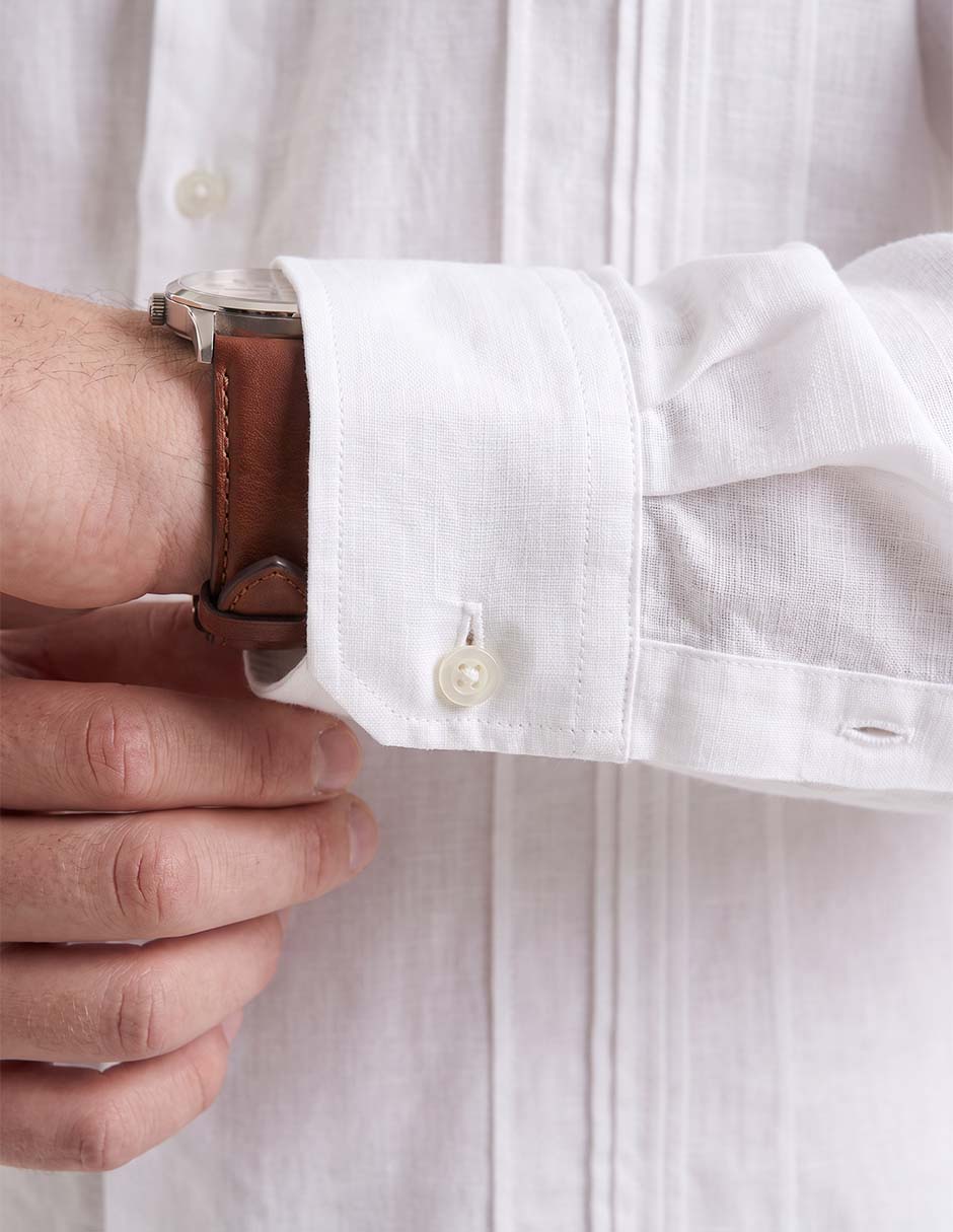 Guayabera manga larga para hombre 3