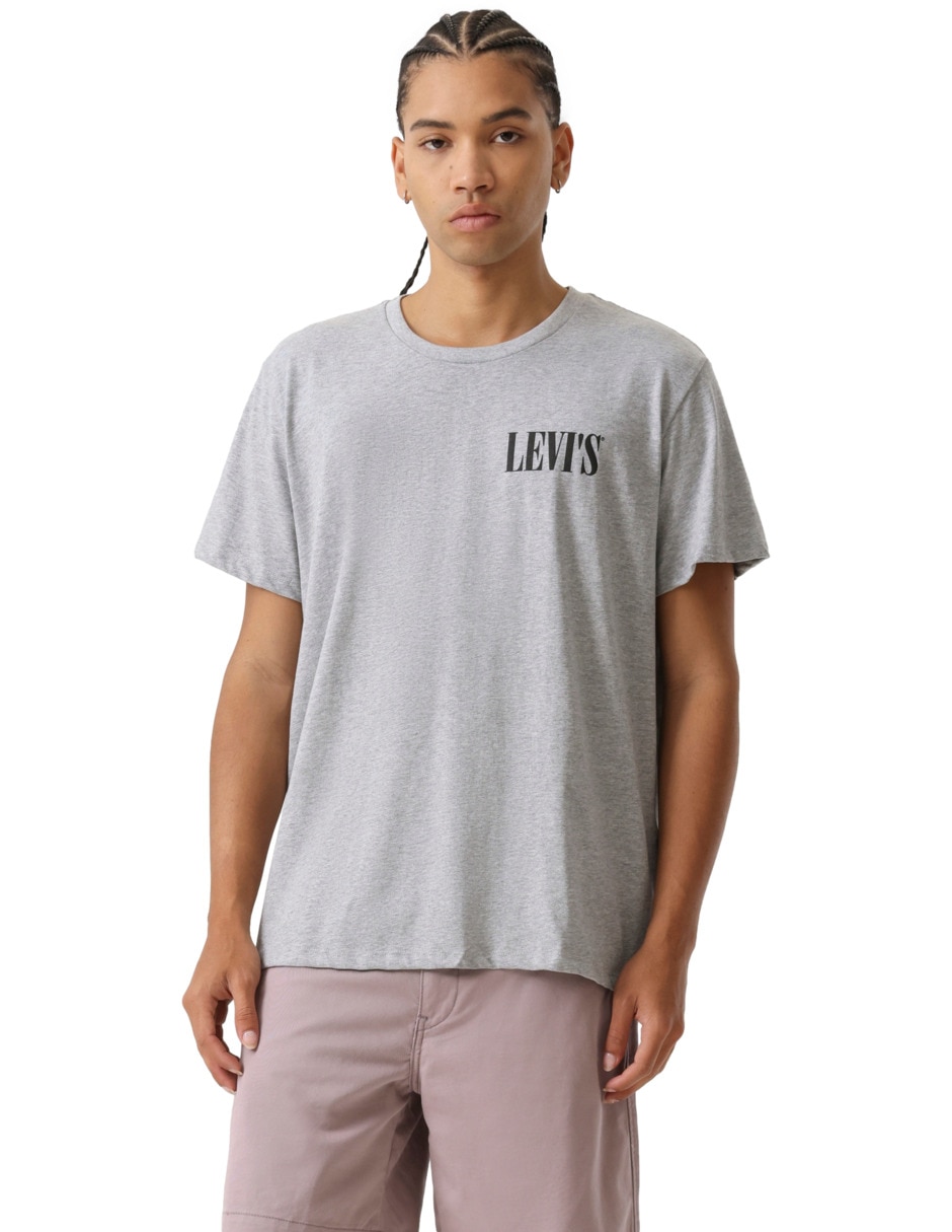Playera cuello redondo para hombre