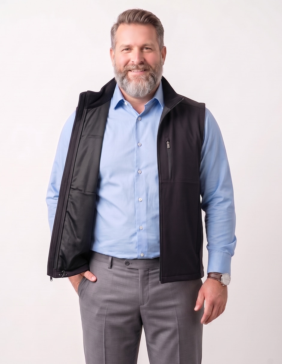 Chaleco JBE con bolsillos para hombre