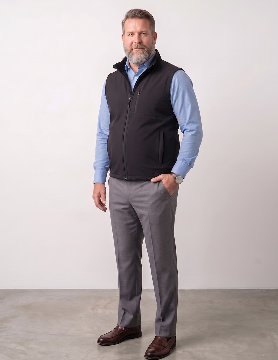 Chaleco JBE con bolsillos para hombre