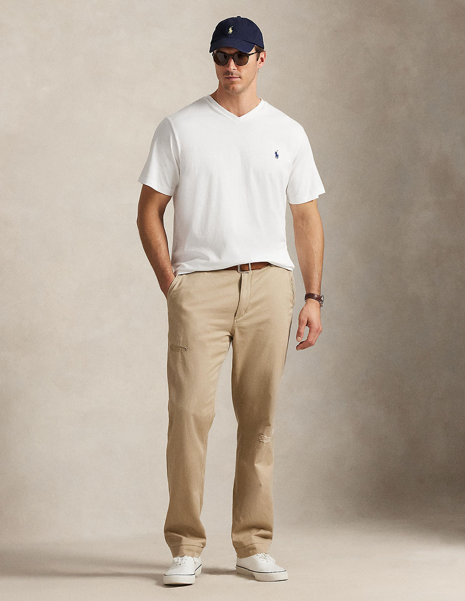 Playera cuello V para hombre
