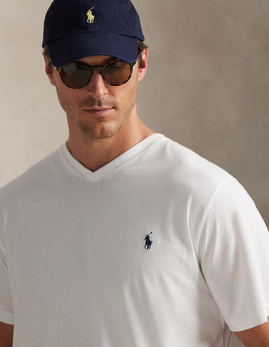 Playera cuello V para hombre