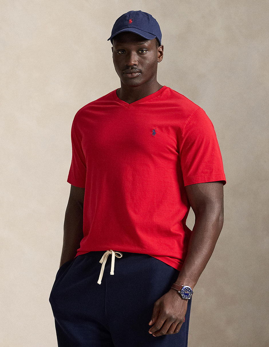 Playera cuello V para hombre