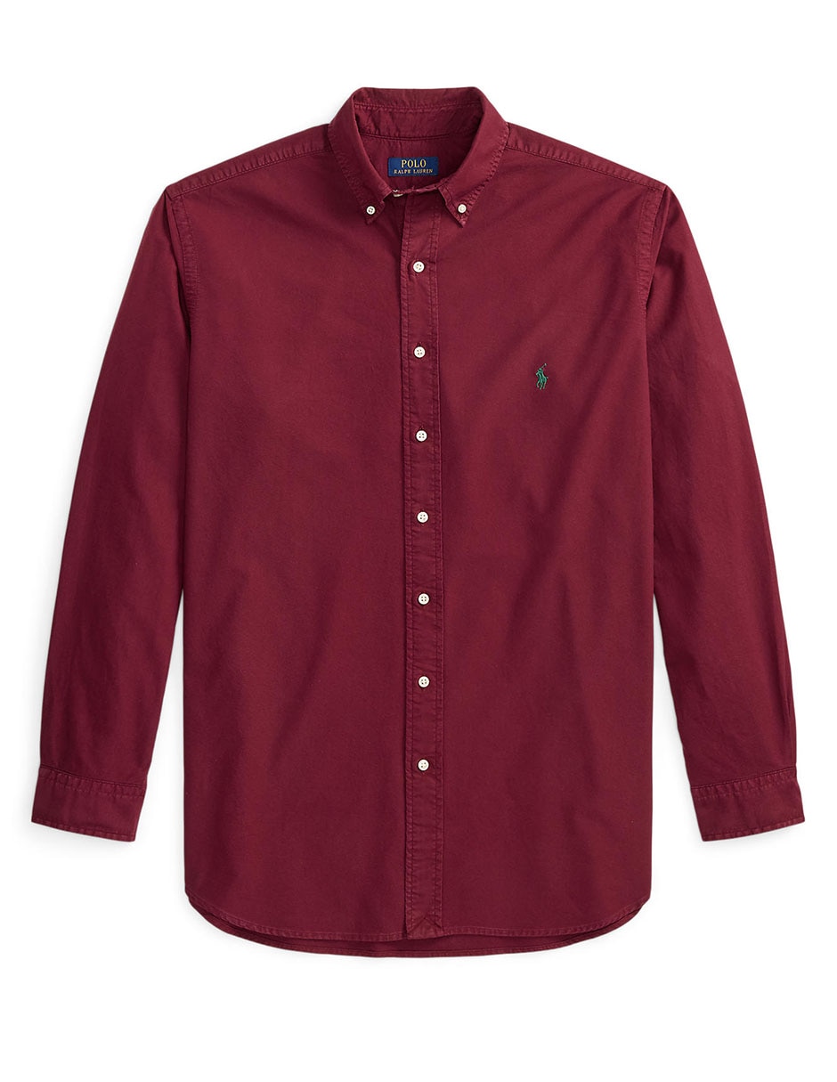 Camisa formal de algodón manga larga para hombre 11