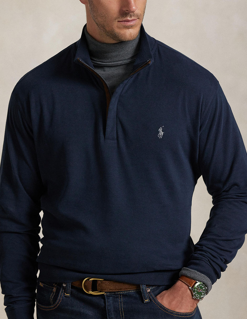 Suéter cuello con cierre para hombre 4