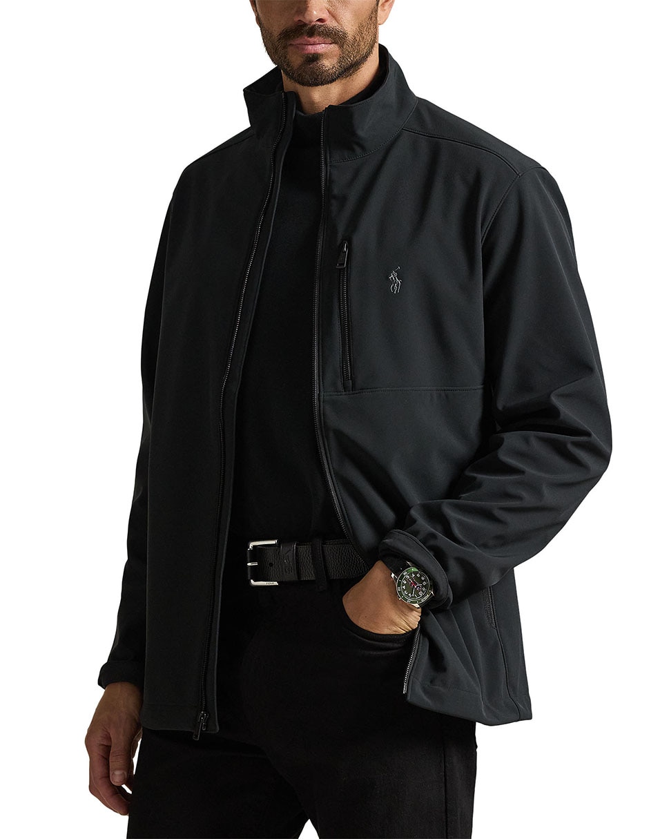 Chamarra casual con bolsillos para hombre