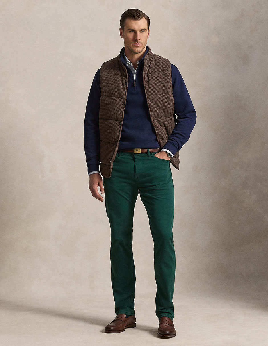Pantalón business casual de vestir slim para hombre 4