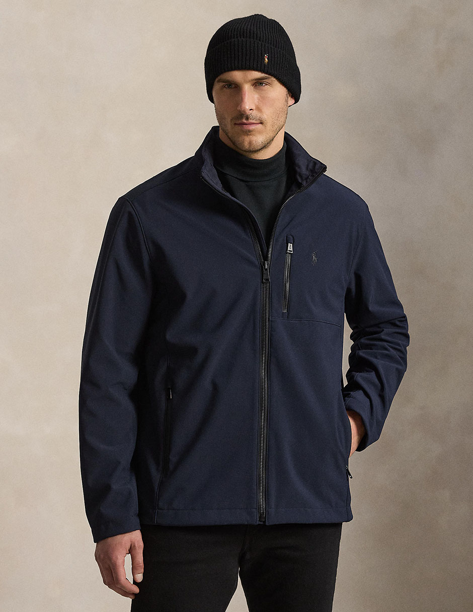 Chamarra casual con bolsillos para hombre