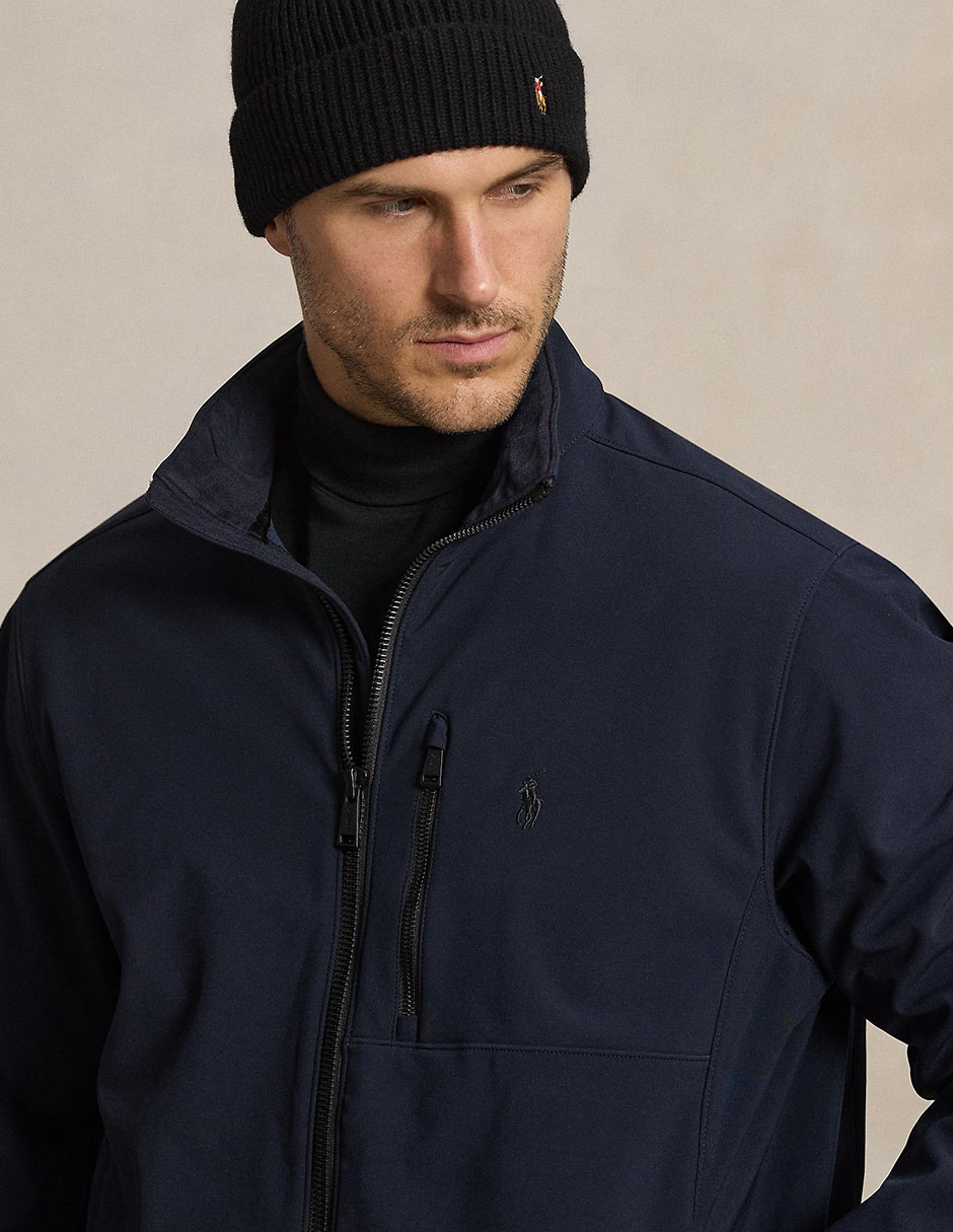 Chamarra casual con bolsillos para hombre