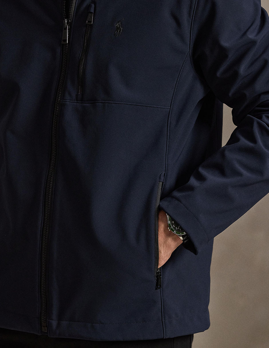 Chamarra casual con bolsillos para hombre