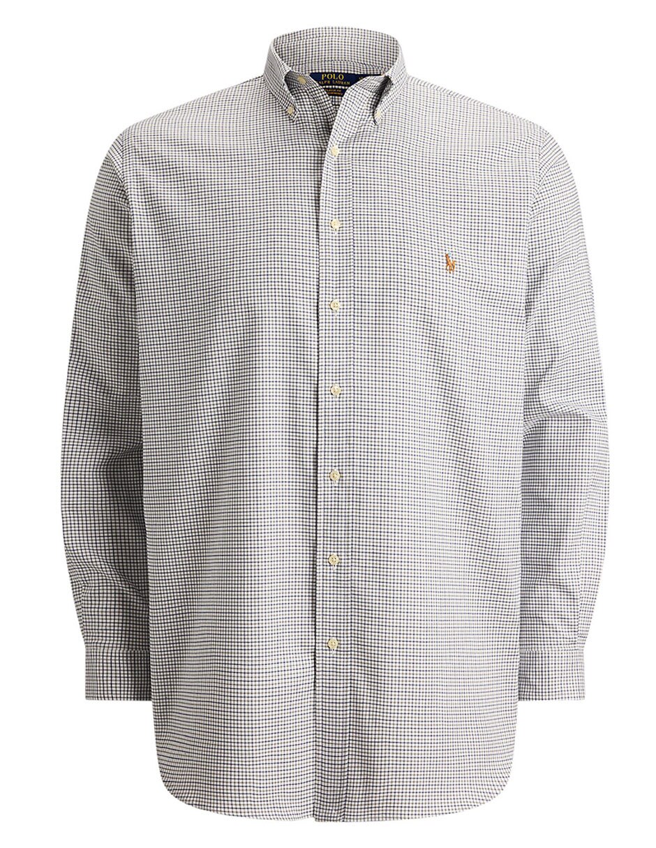 Camisa casual de algodón manga larga para hombre 11