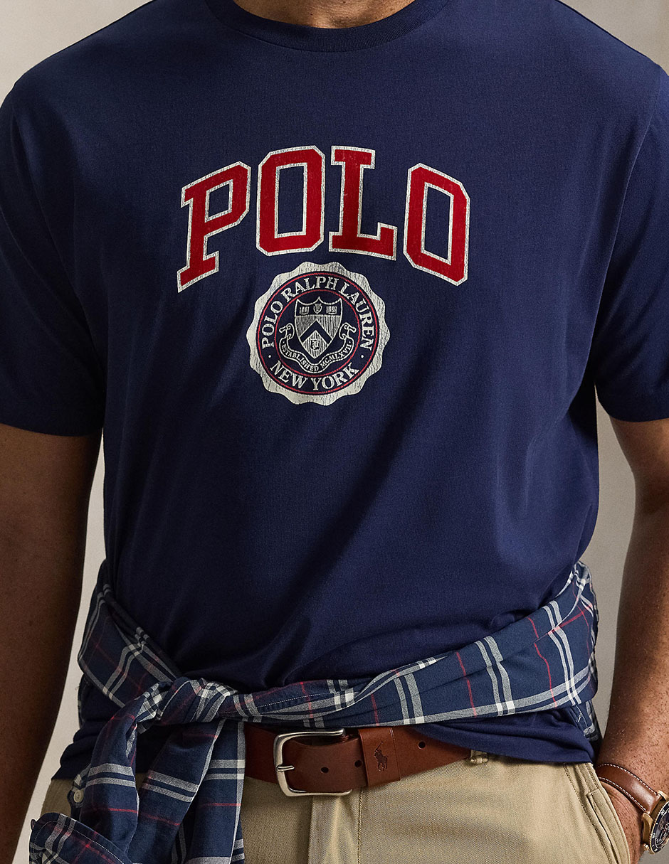 Playera cuello redondo para hombre