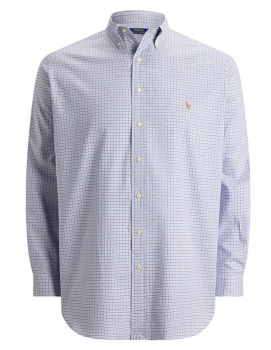 Camisa business casual de algodón manga larga para hombre 10